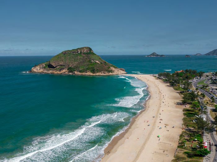 Vista aérea da Praia do Recreio dos Bandeirantes