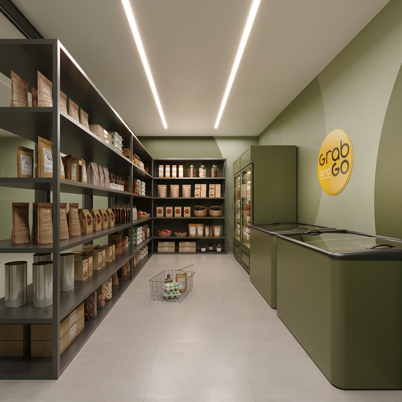 Grab and Go, o minimercado do Grand Quartier Rio 2